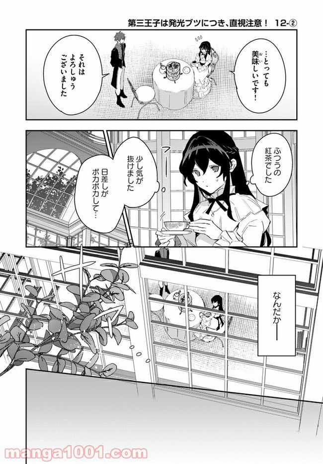 第三王子は発光ブツにつき、直視注意！ - 第12.2話 - Page 1