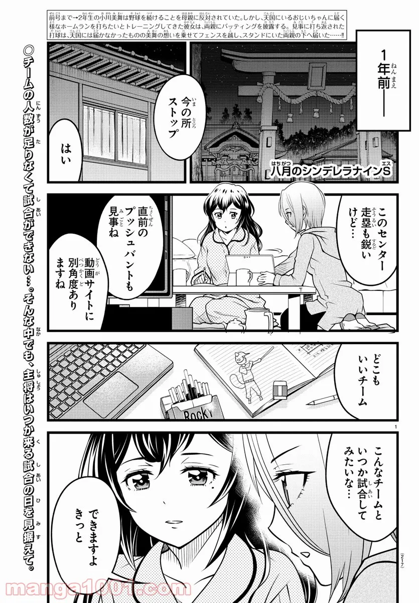 八月のシンデレラナインS - 第19話 - Page 1