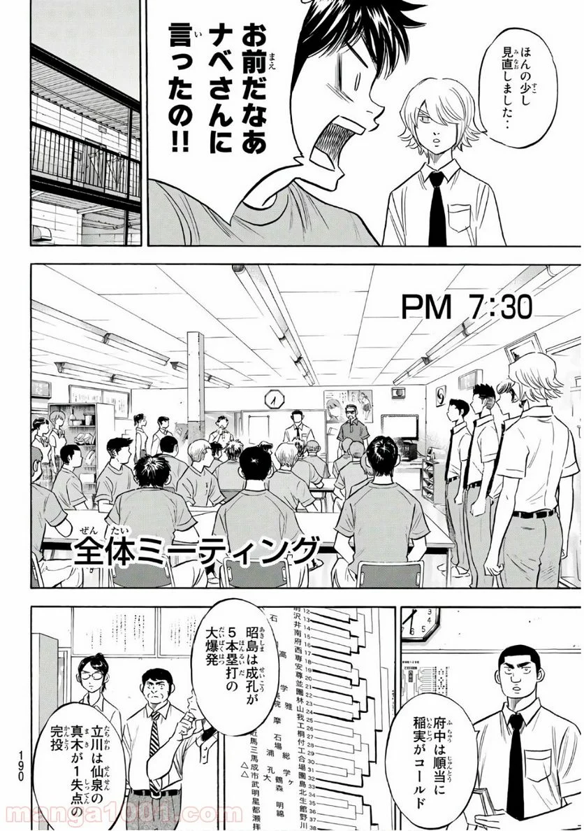 ダイヤのA actⅡ - 第188話 - Page 6