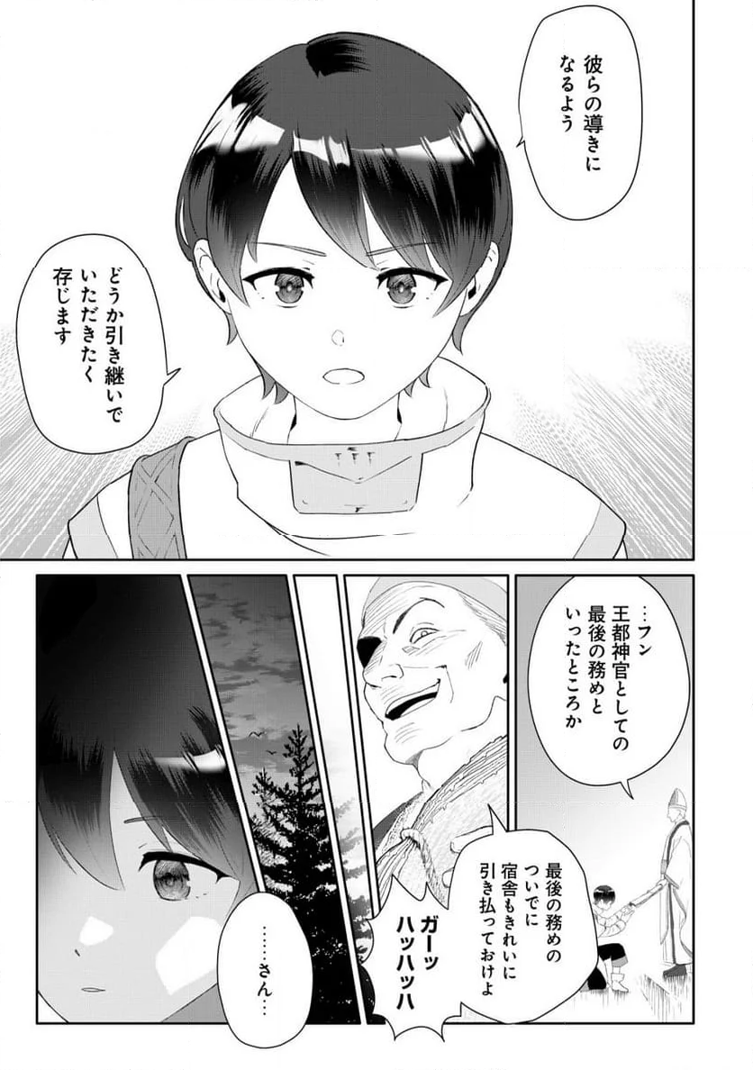 ＳＳＳ級スキル配布神官の辺境セカンドライフ～左遷先の村人たちに愛されながら最高の村をつくります！～ - 第2話 - Page 8