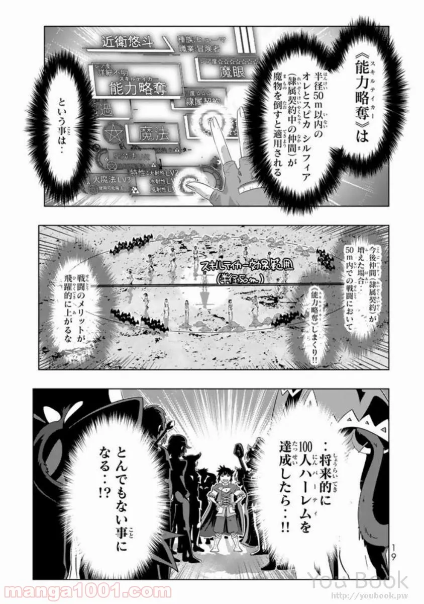 異世界支配のスキルテイカー ゼロから始める奴隷ハーレム - 第9話 - Page 17