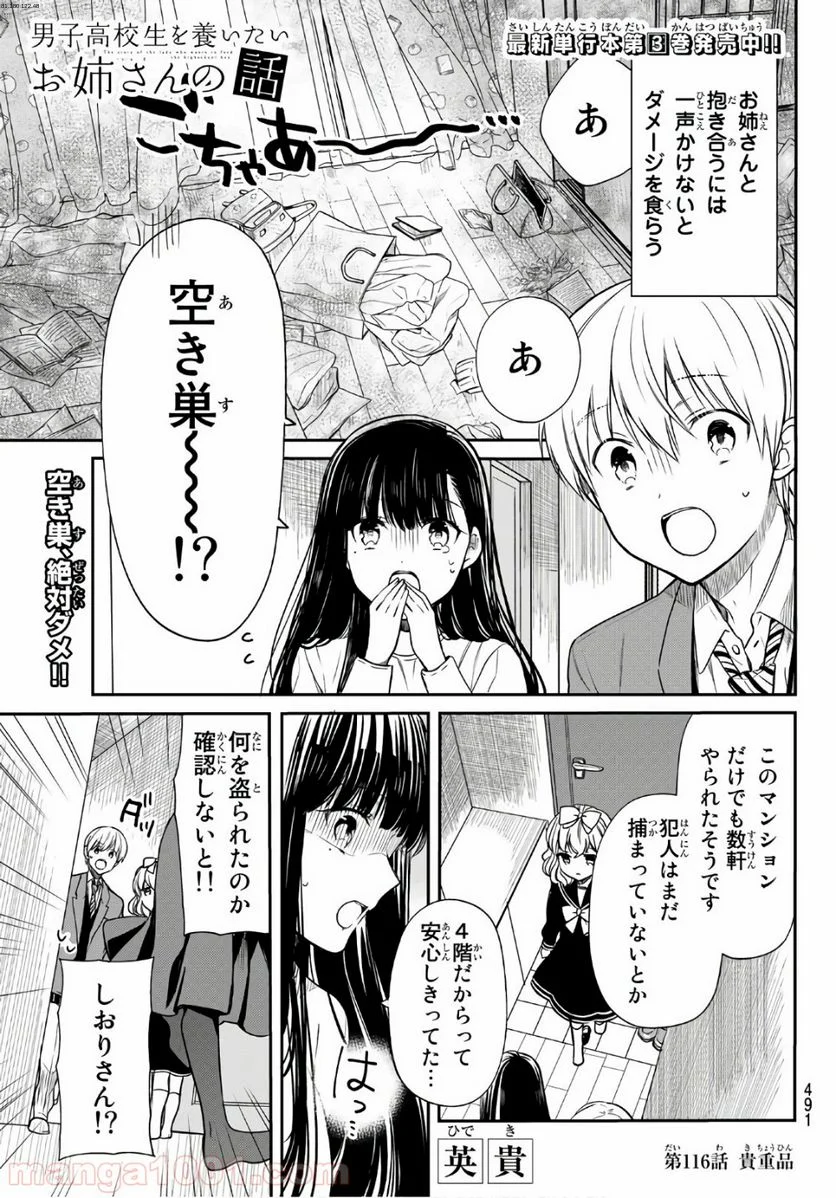 男子高校生を養いたいお姉さんの話 - 第116話 - Page 1