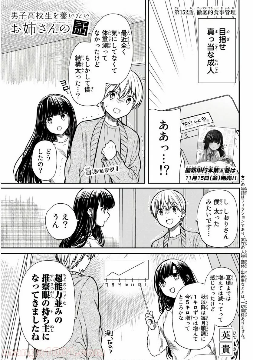 男子高校生を養いたいお姉さんの話 - 第152話 - Page 1