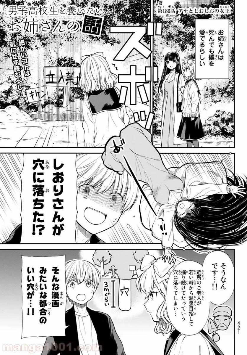 男子高校生を養いたいお姉さんの話 - 第186話 - Page 1