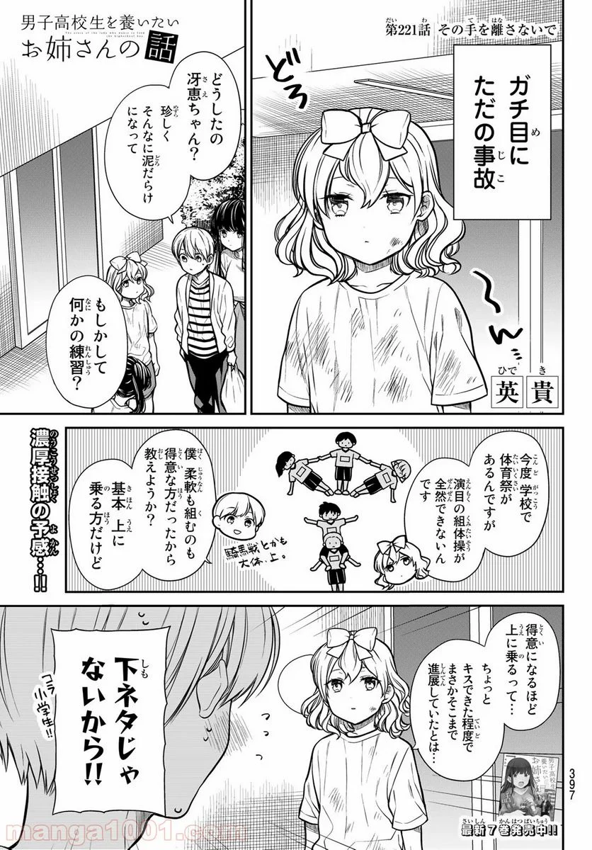 男子高校生を養いたいお姉さんの話 - 第221話 - Page 1