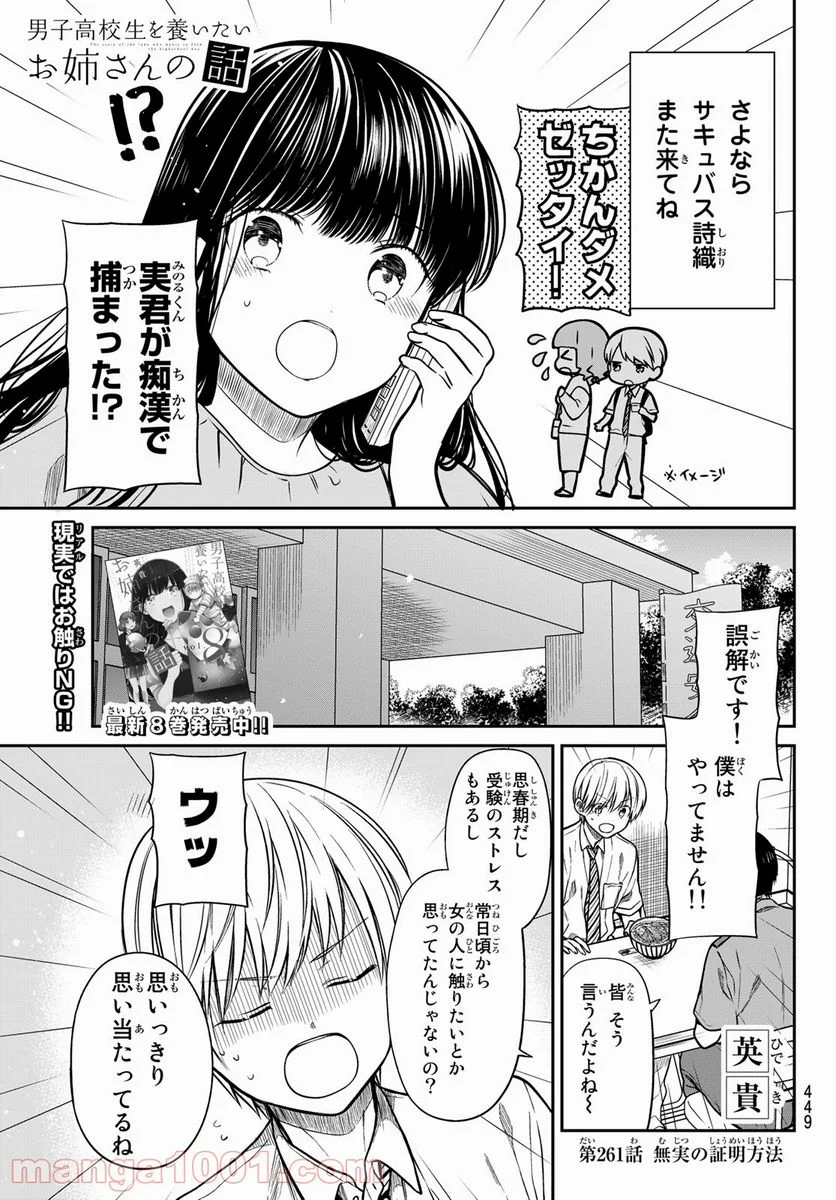 男子高校生を養いたいお姉さんの話 - 第261話 - Page 1