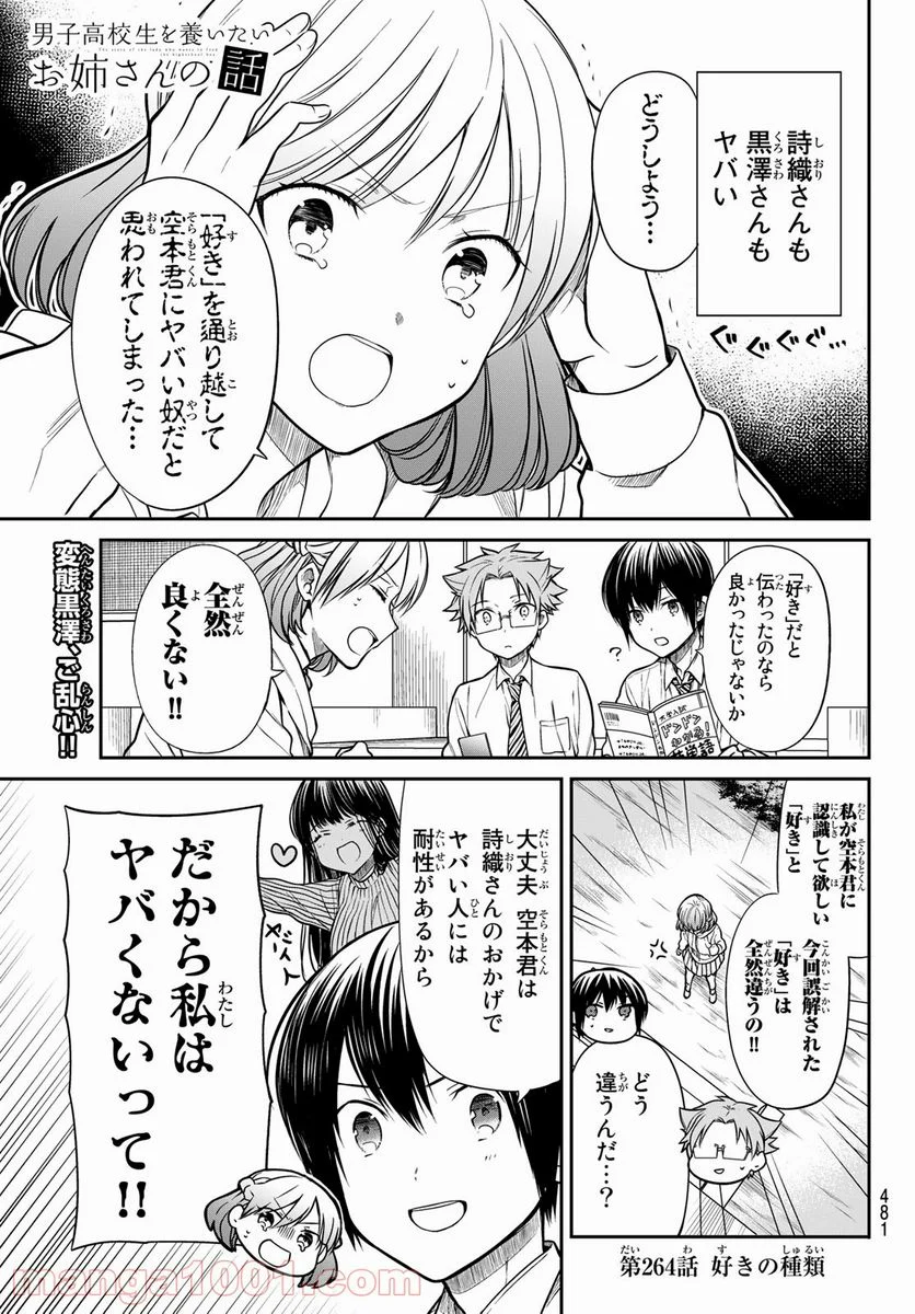 男子高校生を養いたいお姉さんの話 - 第264話 - Page 1