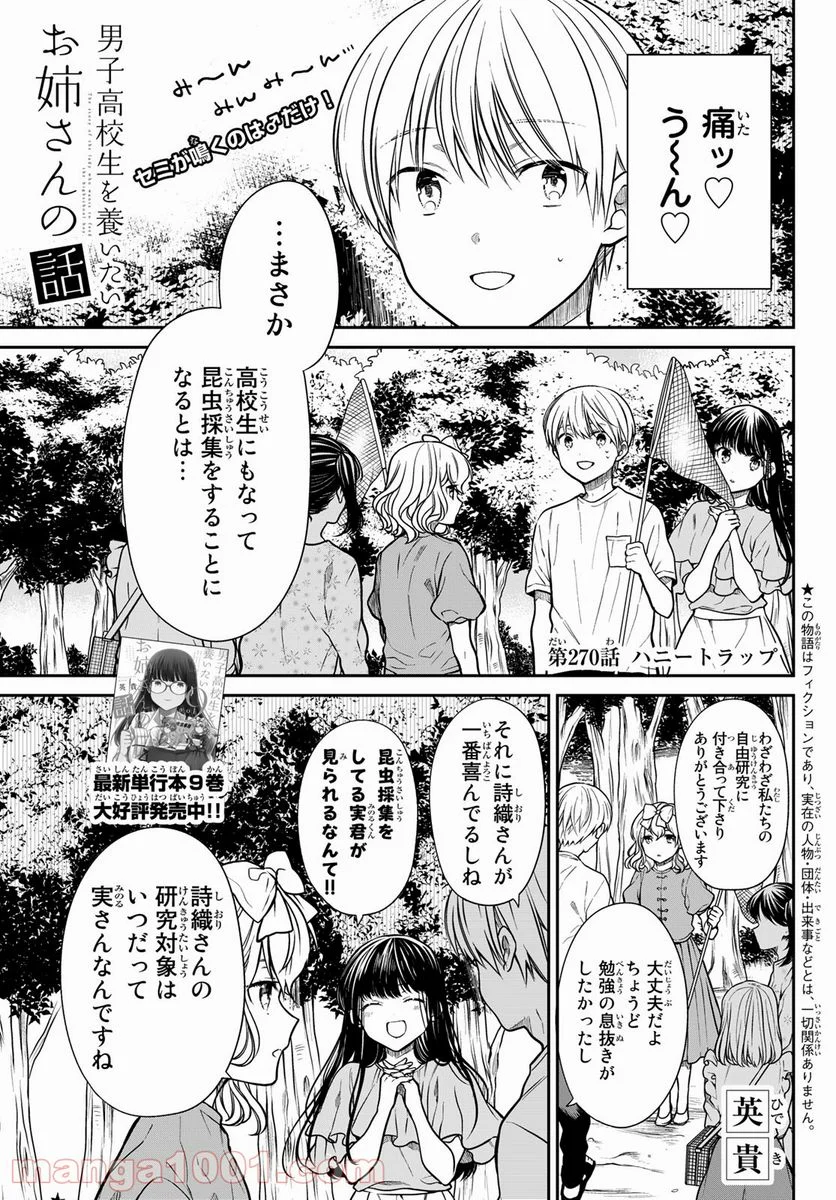 男子高校生を養いたいお姉さんの話 - 第270話 - Page 1