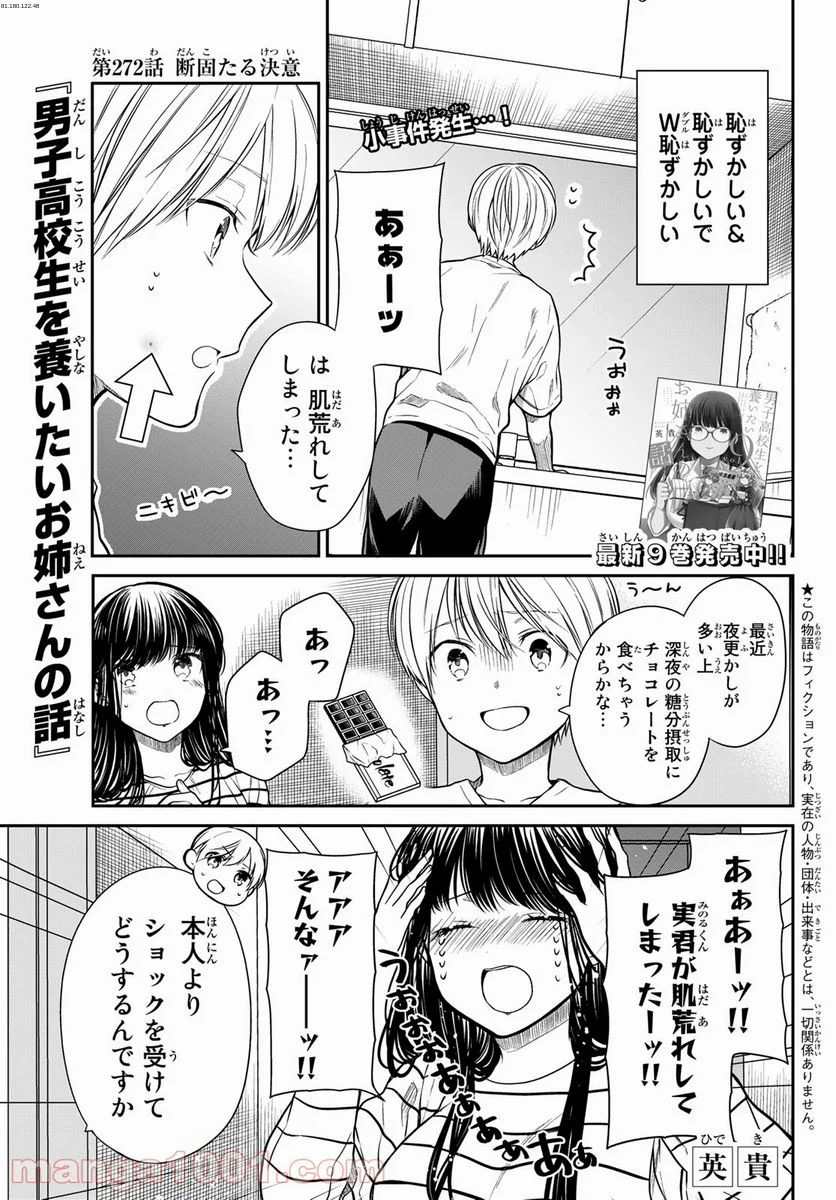 男子高校生を養いたいお姉さんの話 - 第272話 - Page 1