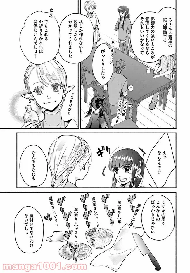 ファンタジーをほとんど知らない女子高生による異世界転移生活 - 第15.1話 - Page 9