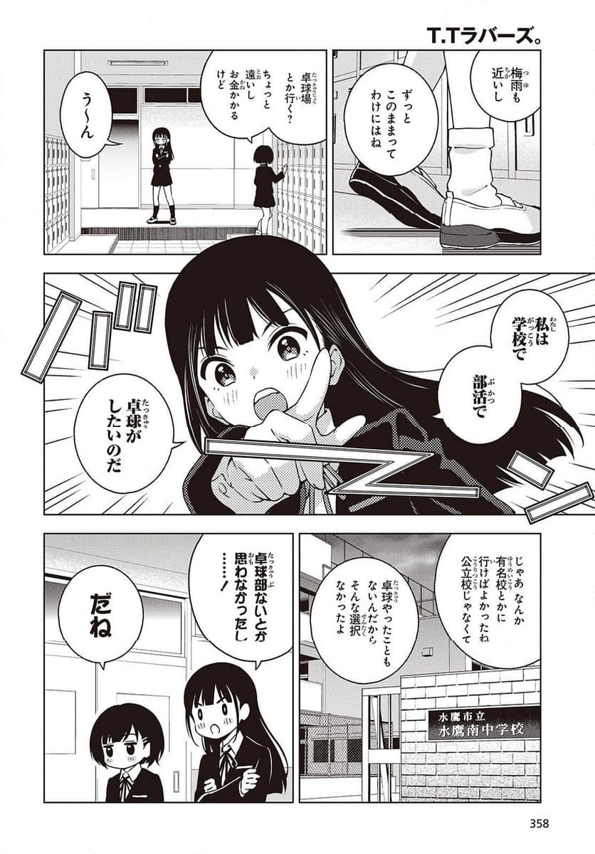 Ｔ．Ｔラバーズ。 - 第4話 - Page 2