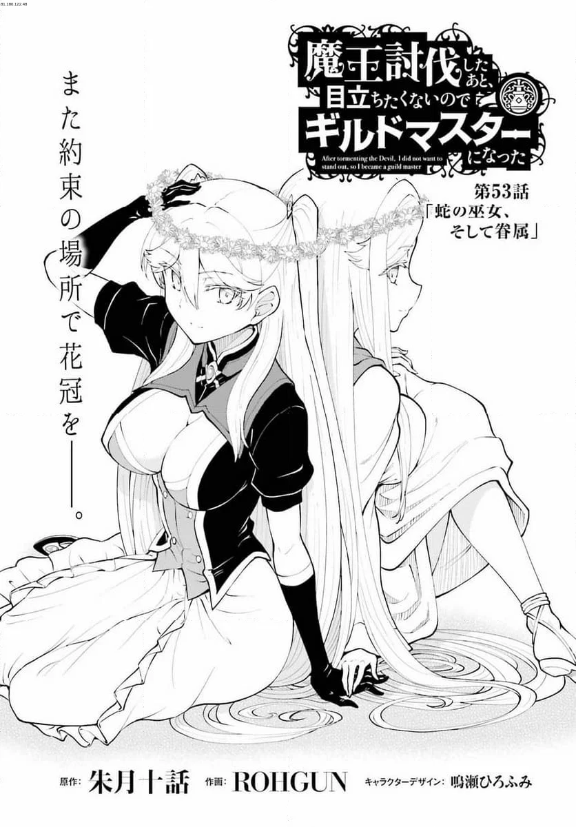 魔王討伐したあと、目立ちたくないのでギルドマスターになった - 第55話 - Page 1