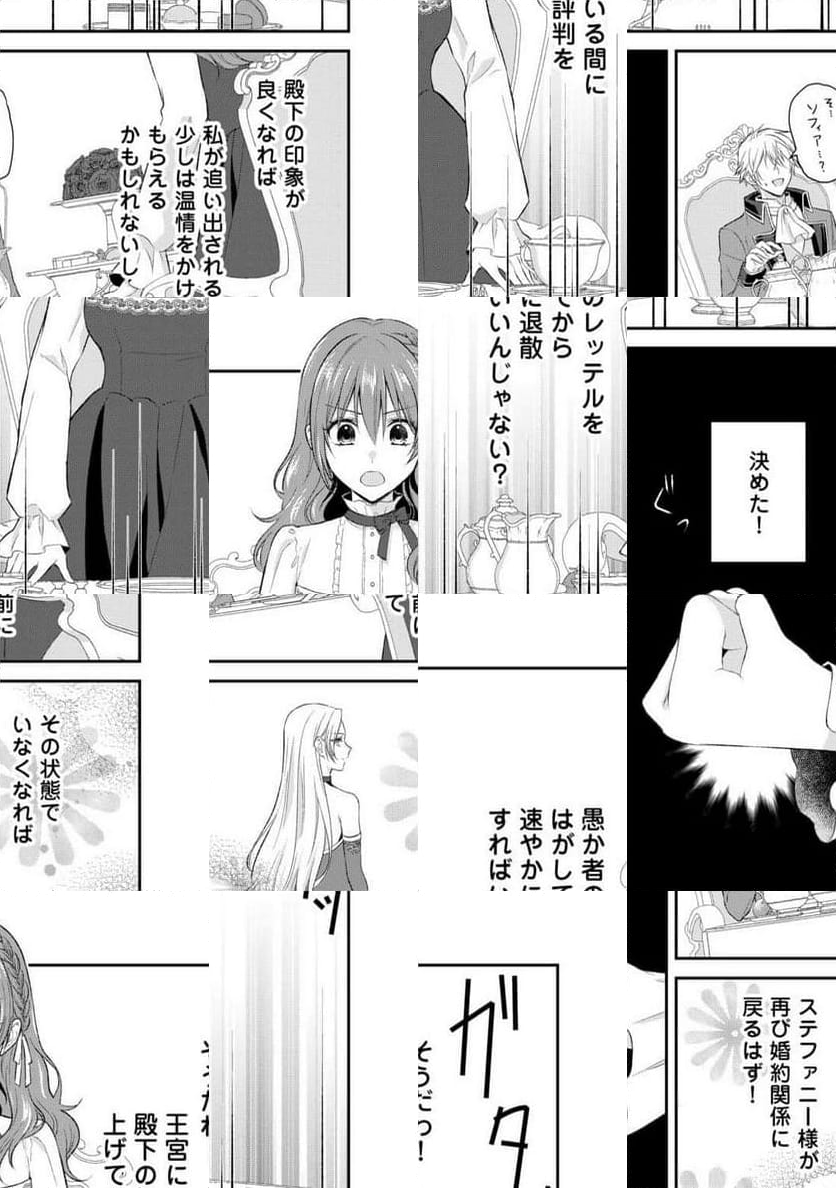 うそっ、侯爵令嬢を押し退けて王子の婚約者(仮)になった女に転生？―しかも今日から王妃教育ですって？― - 第2話 - Page 33