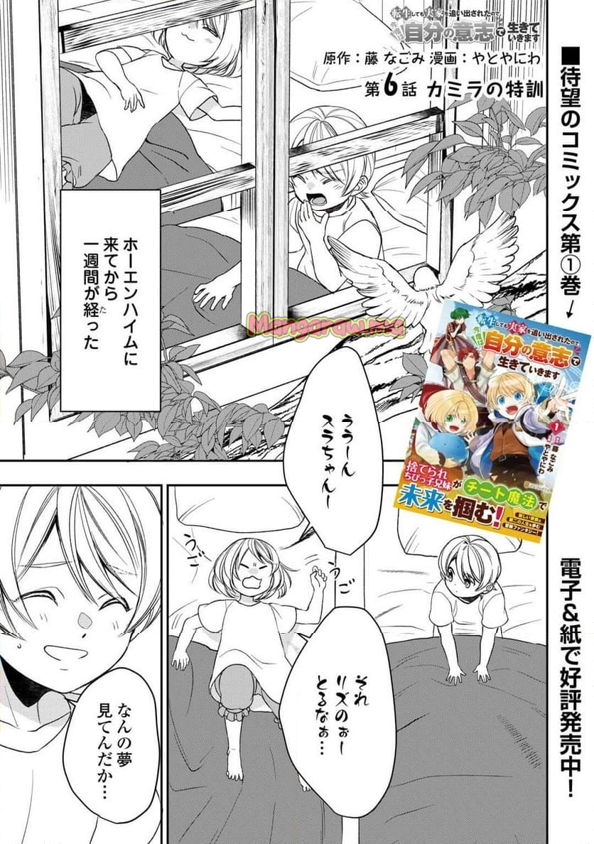 転生しても実家を追い出されたので、今度は自分の意志で生きていきます - 第6話 - Page 1