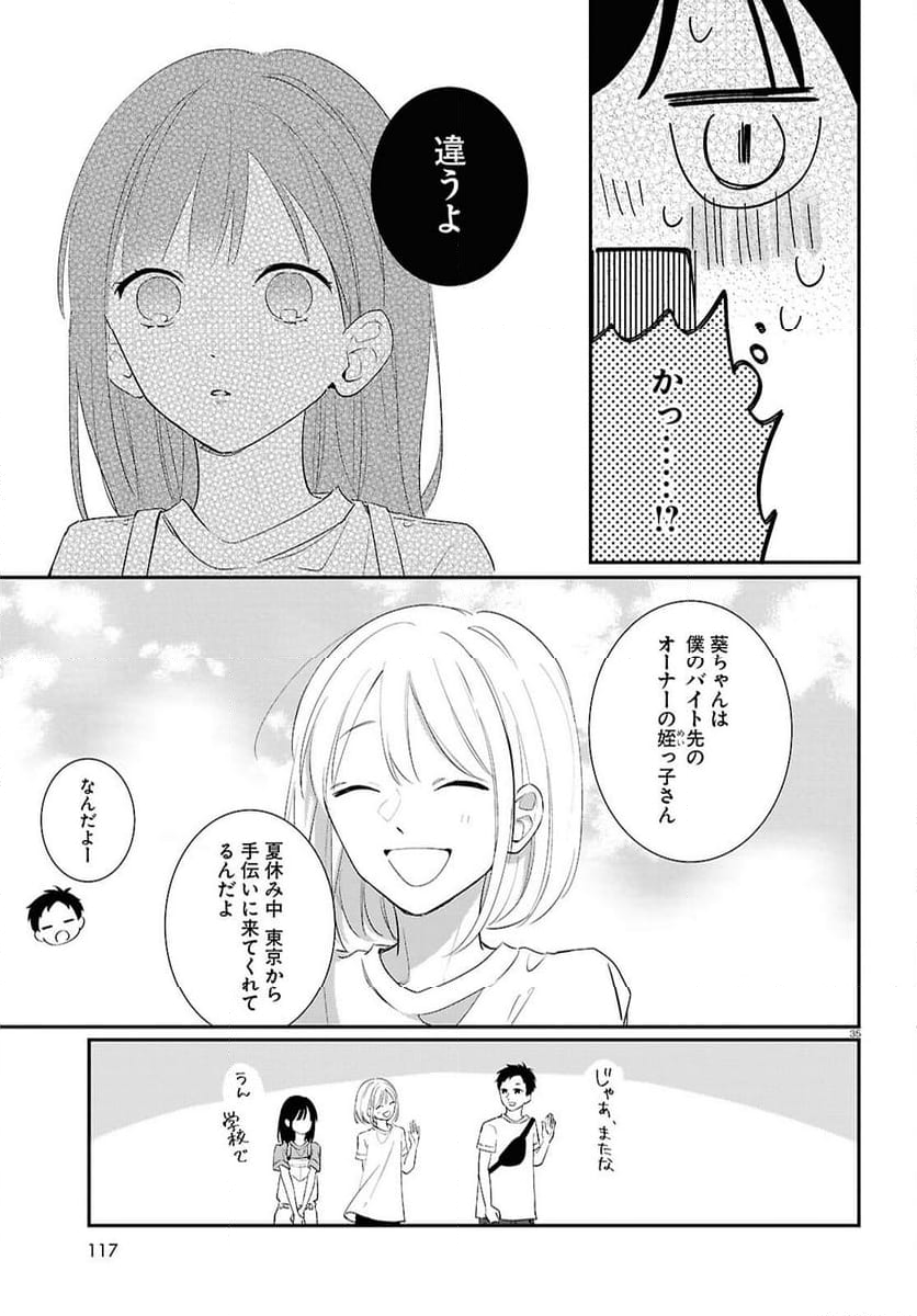 君とブルーに染まる頃 - 第2話 - Page 35