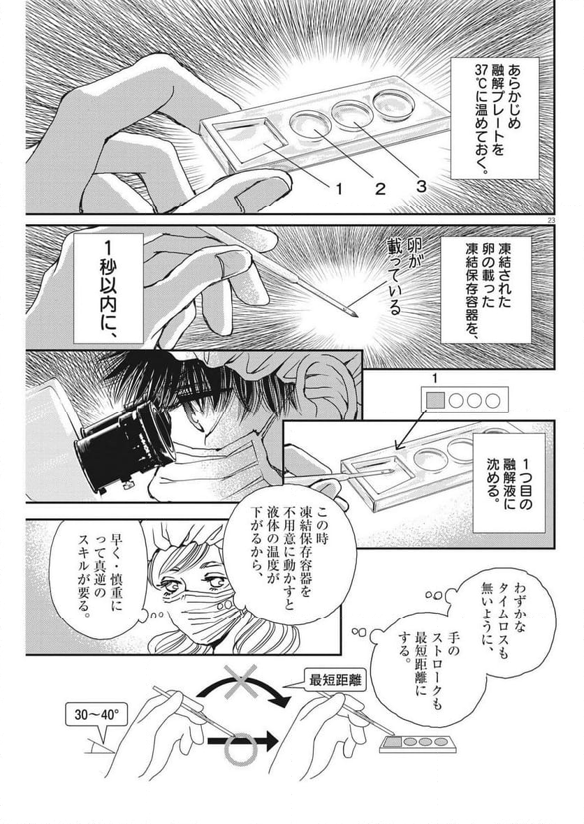 胚培養士ミズイロ - 第28話 - Page 23