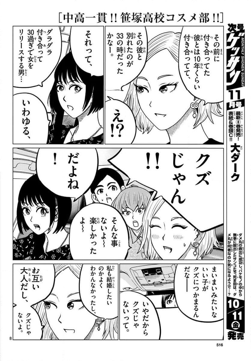 中高一貫!!笹塚高校コスメ部!! - 第40話 - Page 8