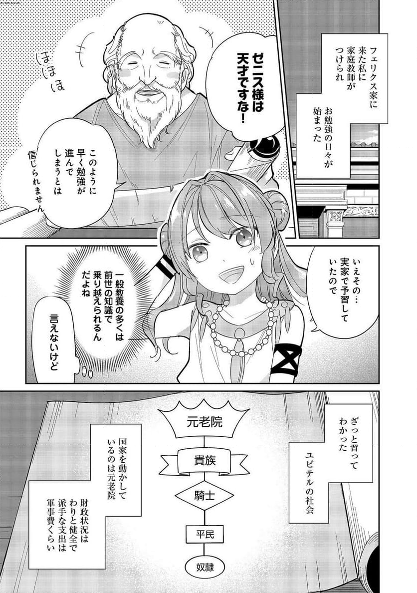 転生大魔女の異世界暮らし～古代ローマ風国家で始める魔法研究～@COMIC - 第3話 - Page 1