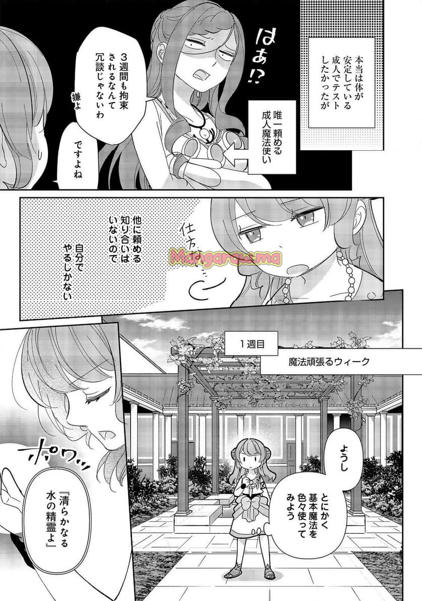 転生大魔女の異世界暮らし～古代ローマ風国家で始める魔法研究～@COMIC - 第7話 - Page 9