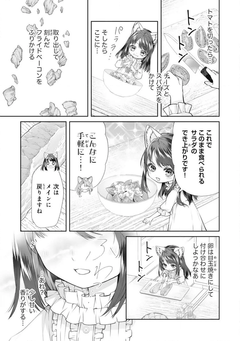 ねこねこ幼女の愛情ごはん～異世界でもふもふ達に料理を作ります！～ - 第3話 - Page 3