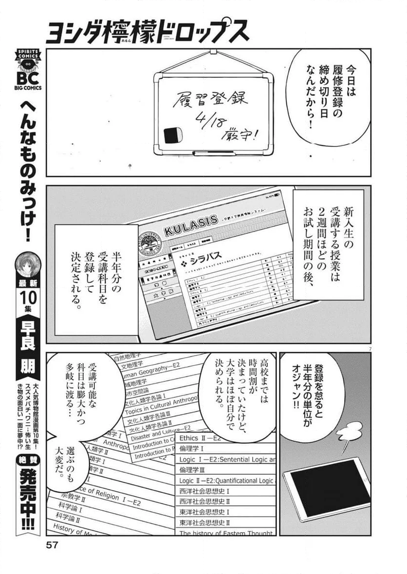 ヨシダ檸檬ドロップス - 第2話 - Page 7